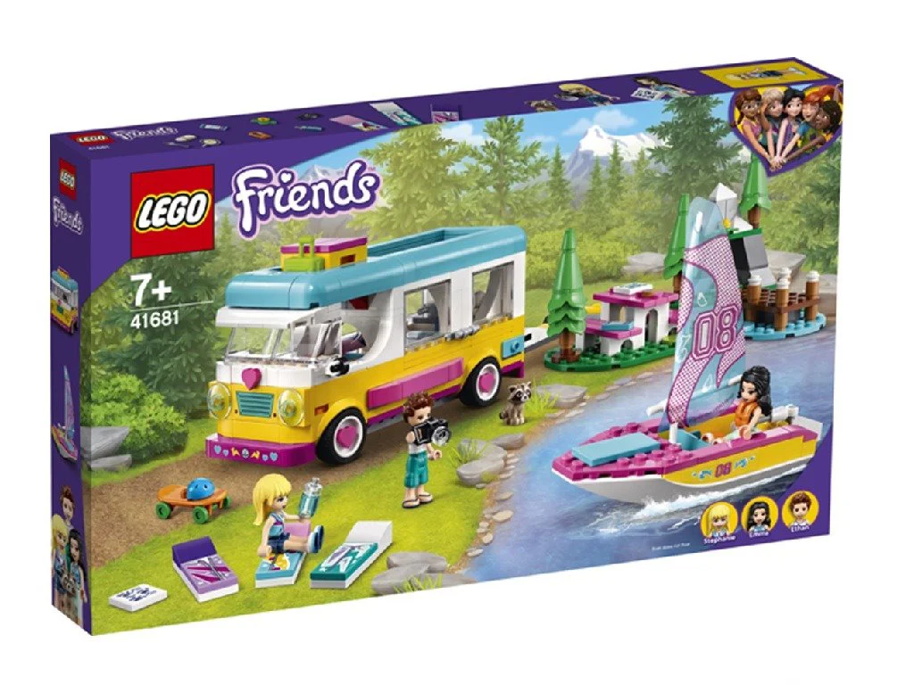 LEGO Friends Forest Camper Van and Sailboat