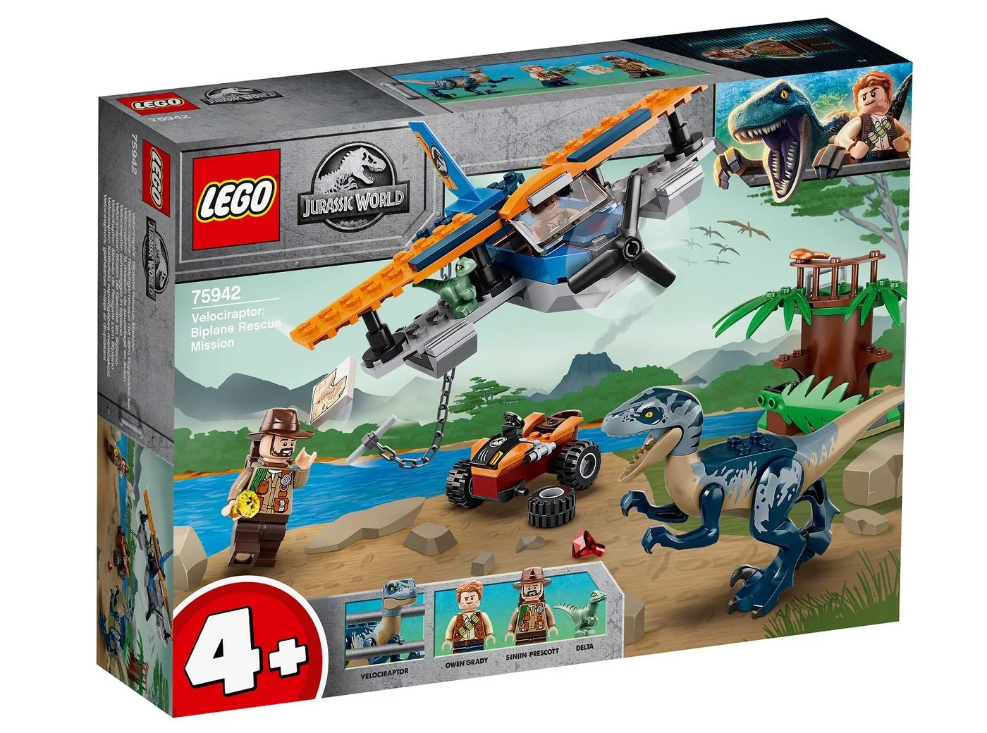 LEGO Jurrasic World Velociraptor: Biplane Rescue Mission foto