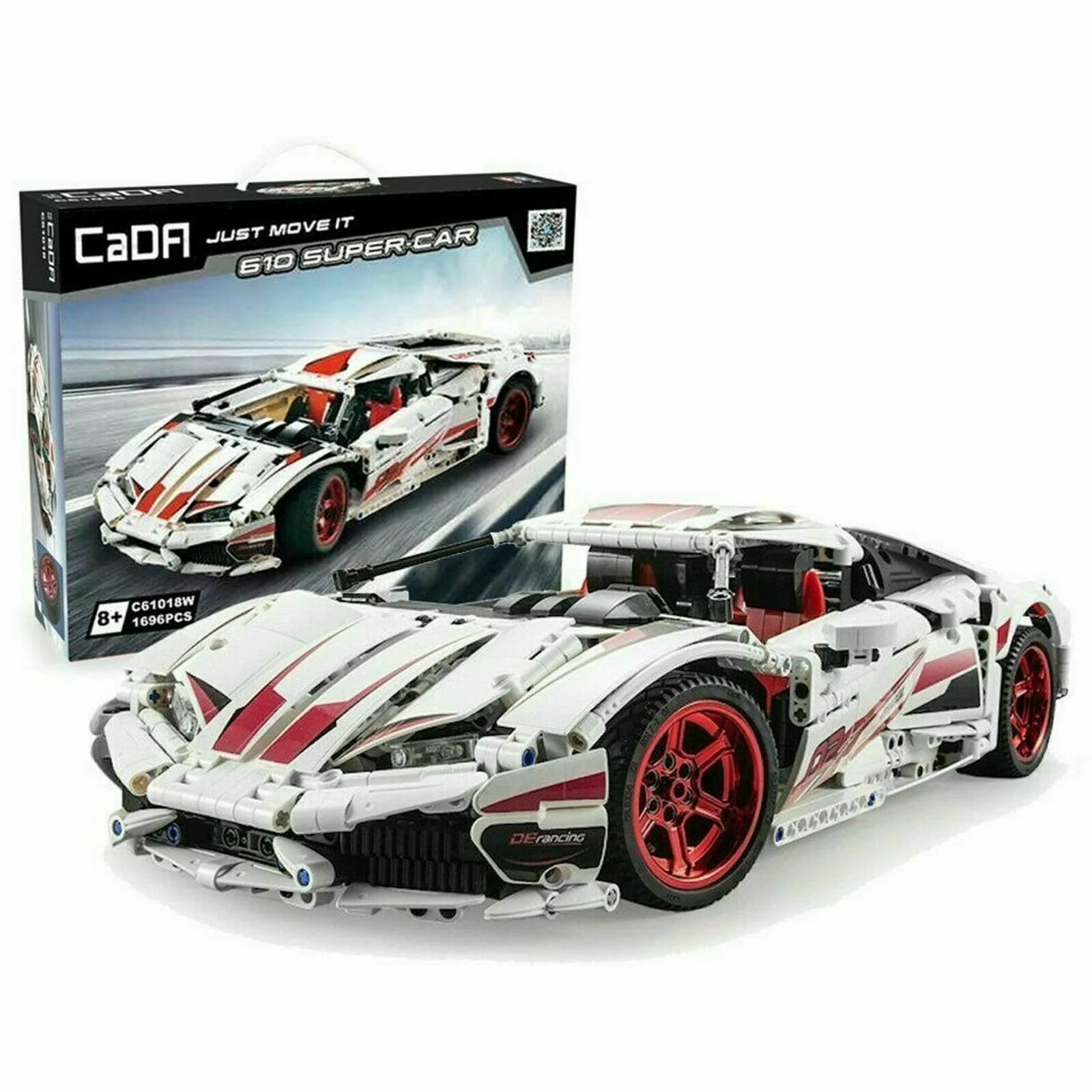 Constructor CaDA 610 Super Car, 1696 piese