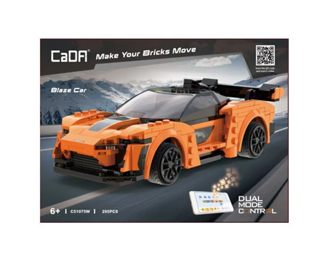 Constructor CaDA Blaze Car, 295 piese