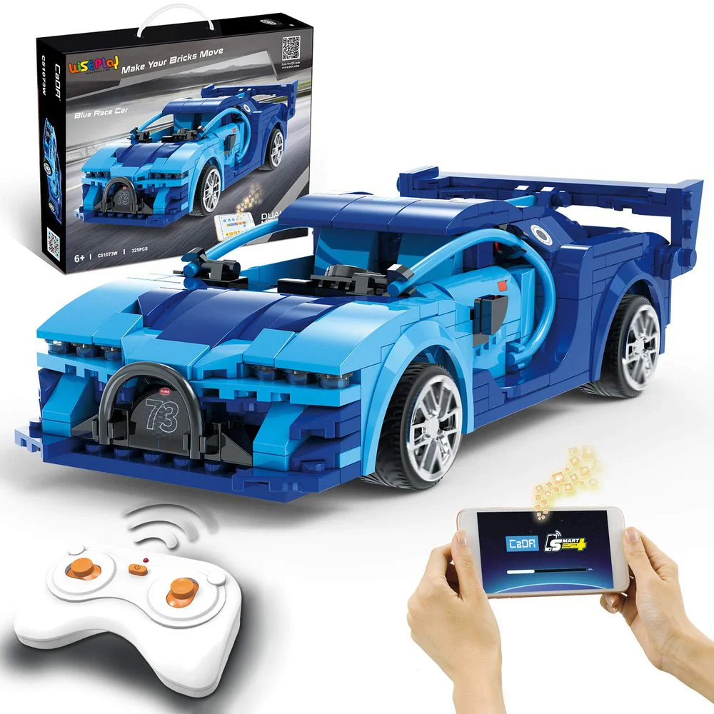 Constructor CaDA Blue Race Car, 325 piese