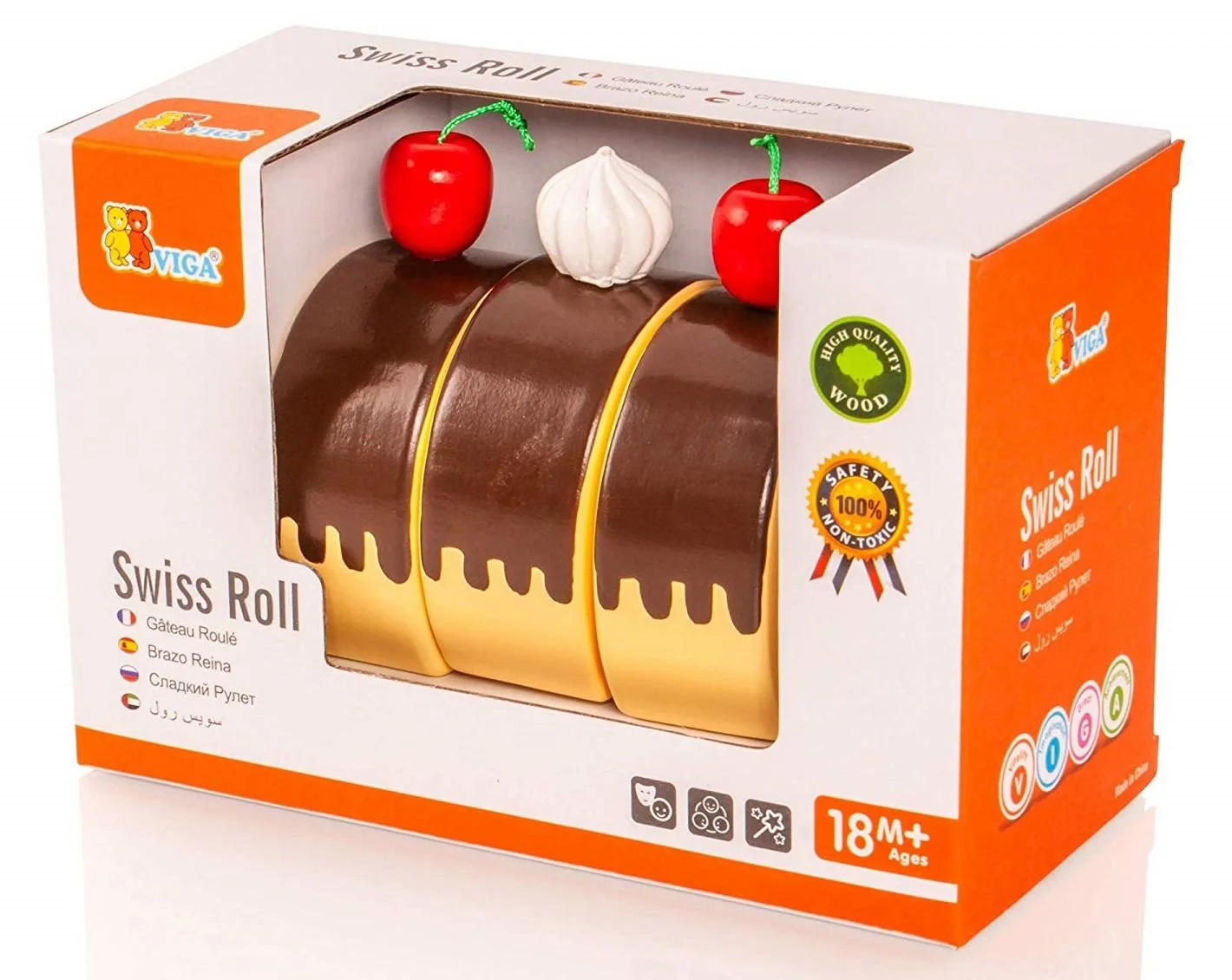 Set de joaca Viga Toys Playing food - Swiss Roll foto
