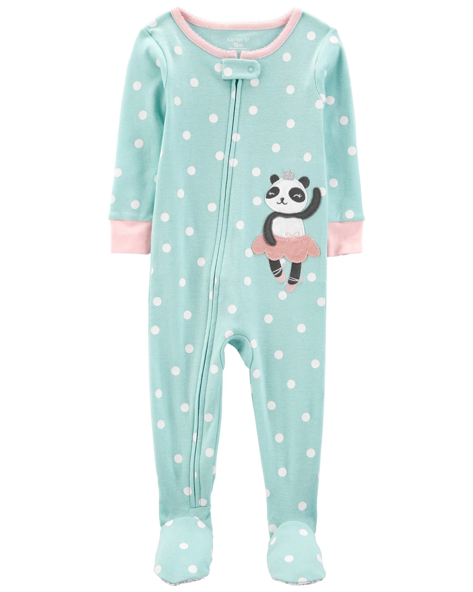 Carter's Pijama cu fermoar Panda foto