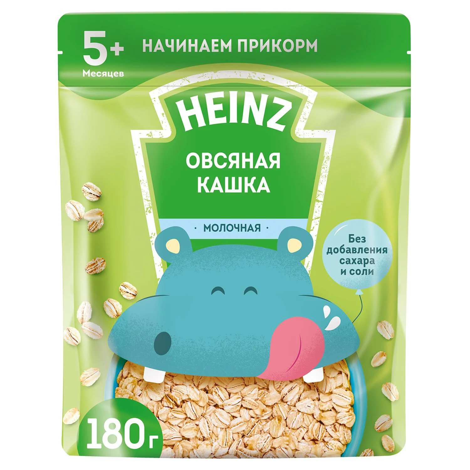 Terci din ovaz cu lapte Heinz "Я расту" (5+ luni), 180 g foto