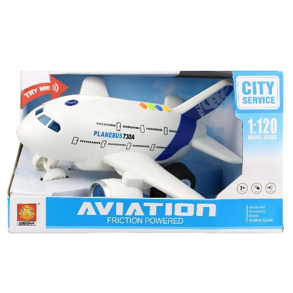 Avion cu inertie Wenyi Planebus 730A, 1:120 foto