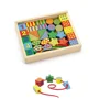 Joc din lemn Viga Toys Lacing Blocks foto