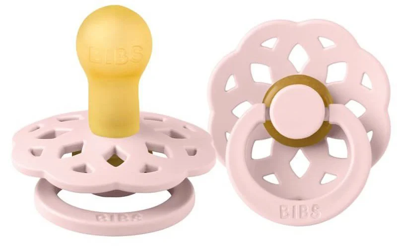 Suzeta rotunda BIBS Boheme Blossom din latex (6-18 luni) foto