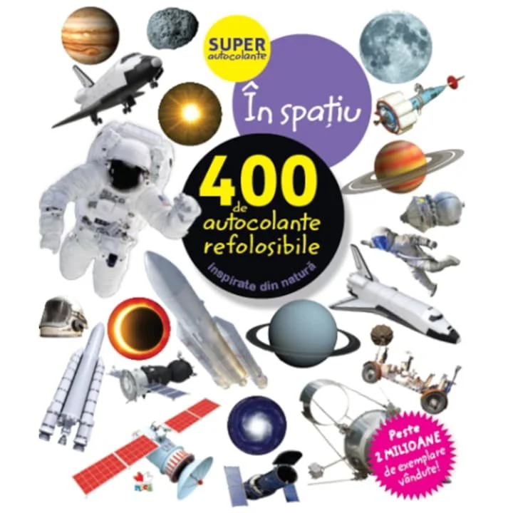 In spatiu. 400 de autocolante refolosibile foto
