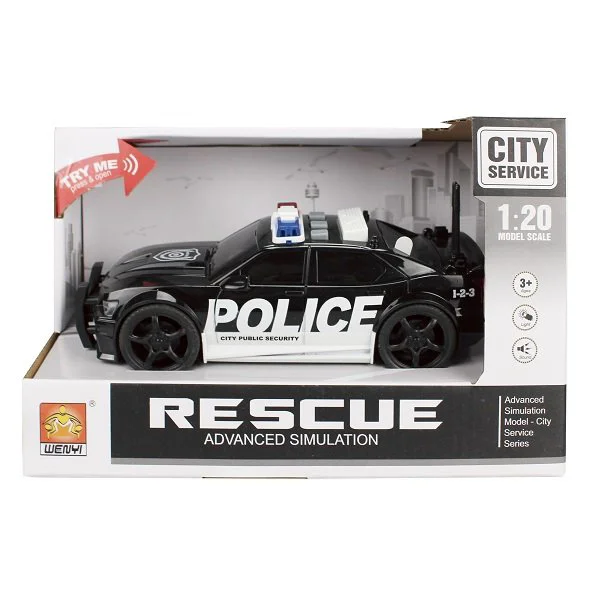 Masina cu inertie Wenyi Police 1:20