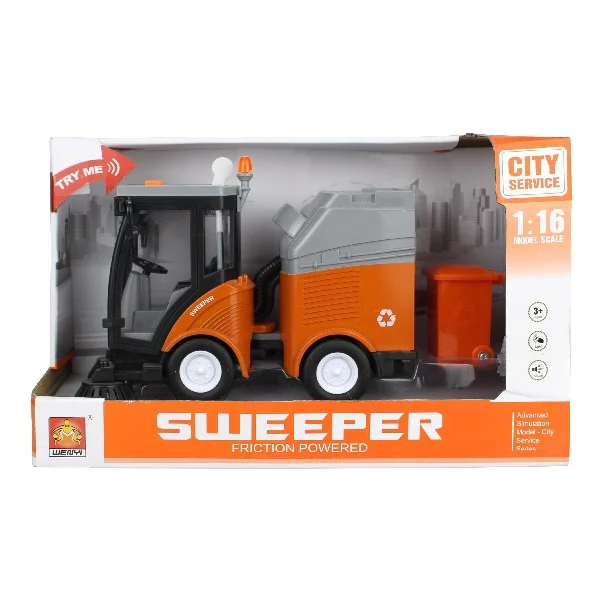 Masinuta cu inertie Wenyi Ride-on Sweeper, 1:16