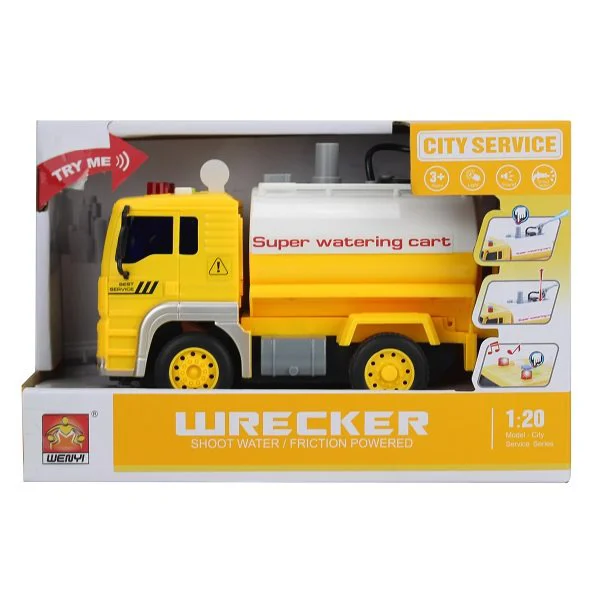 Masinuta Wenyi Friction Wrecker Truck, 1:20 foto