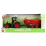 Tractor cu inertie Wenyi Trailered Farm Tractor cu lumini si cu sunet, 1:16 foto