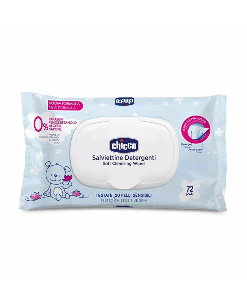 image for Servetele umede pentru copii Chicco Baby Moments, 72 buc. foto