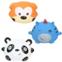 Set 3 jucarii de baie Eddy Toys (Zebra, Catel, Urs Panda)