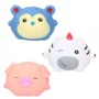 Игрушки для ванной Eddy Toys (Свинья, Мышь, Зебра), 3 шт.