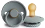 Suzeta rotunda din latex FRIGG Rope French Gray (0-6 luni) foto