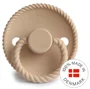 Suzeta rotunda din silicon FRIGG Rope Croissant (0-6 luni) foto