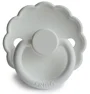Suzeta rotunda din silicon FRIGG Daisy Bright White (6-18 luni) foto