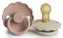 Set 2 suzete rotunde din latex FRIGG Daisy Blush & Cream (0-6 luni) foto