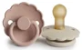 Set 2 suzete rotunde din latex FRIGG Daisy Blush & Cream (6-18 luni) foto
