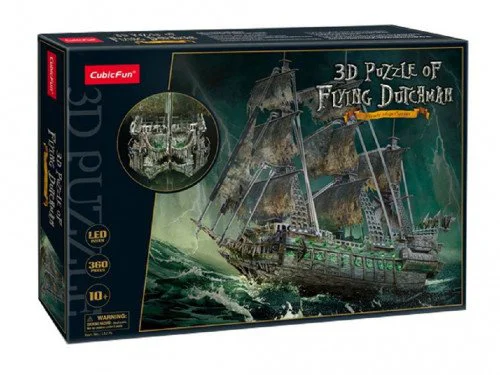 Puzzle 3D cu LED CubicFun Flying Dutchman