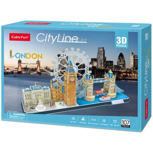 Пазл 3D CubicFun City Line Лондон