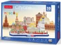 Пазл 3D CubicFun City Line Москва