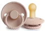 Suzeta rotunda din latex FRIGG Rope Blush (0-6 luni) foto