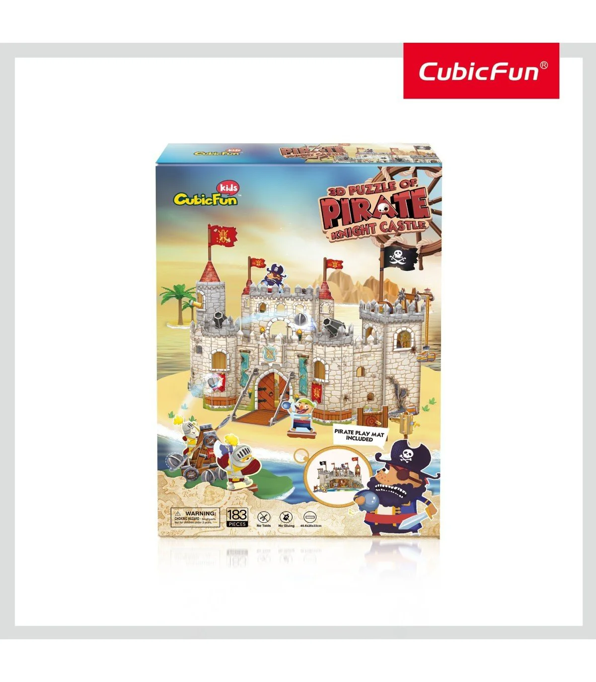 Пазл 3D CubicFun Замок пиратских рыцарей foto