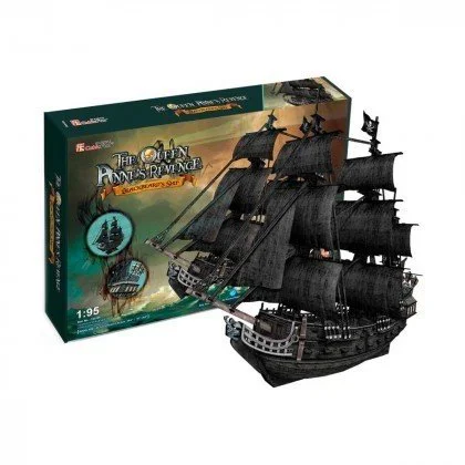 Puzzle 3D CubicFun Queen Anne's Revenge 308 piese