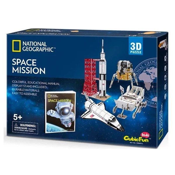 Puzzle 3D CubicFun Space Mission foto