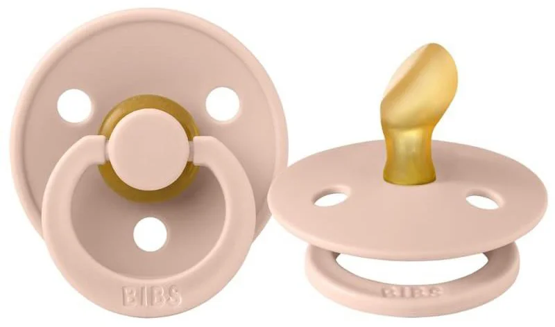 Suzeta anatomica BIBS Blush din latex (0-6 luni) foto