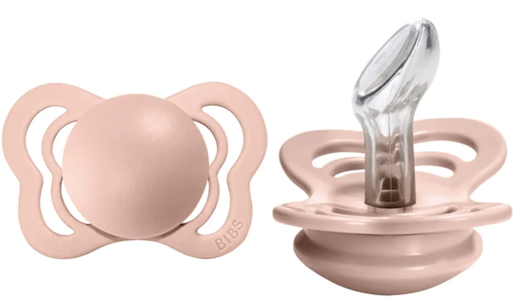 Suzeta ortodontica BIBS Couture Blush din silicon (0-6 luni) foto