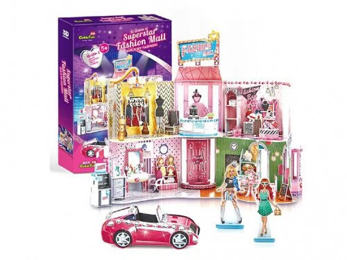 Puzzle 3D CubicFun Super Star Fashion Mall foto