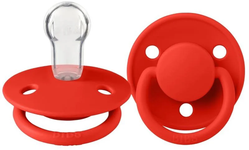 Suzeta rotunda BIBS De Lux Candy Apple din silicon (0-36 luni) foto