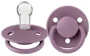 Suzeta rotunda BIBS De Lux Mauve din silicon (0-36 luni) foto
