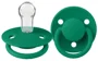 Suzeta rotunda BIBS De Lux Evergreen din silicon (0-36 luni) foto