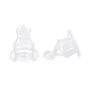 Tetina ortodontica din silicon Canpol cu flux lent (3-6 luni), 2 buc.