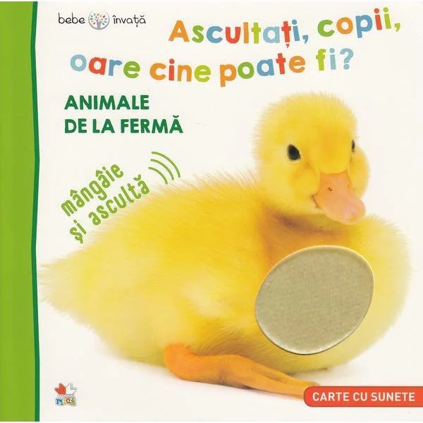 Bebe invata. Ascultati, copii, oare cine poate fi? Animale de la ferma foto