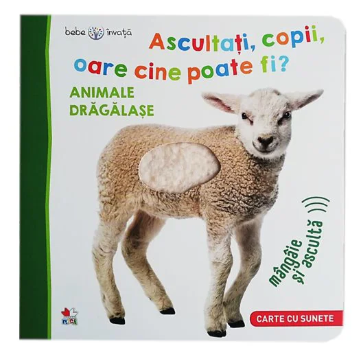 Bebe invata. Ascultati, copii, oare cine poate fi? Animale dragalase foto