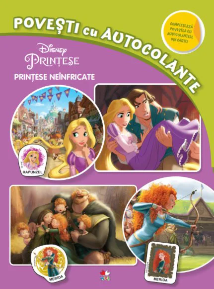 Disney. Printese. Printese Neinfricate. Povesti cu Autocolante