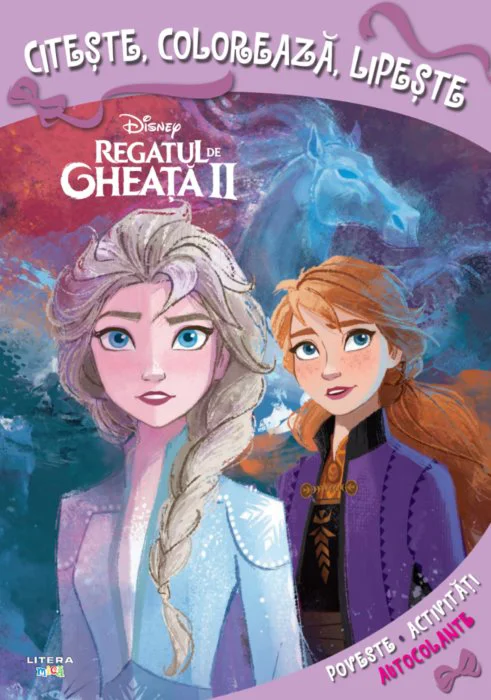 Disney. Regatul de gheata II. Citeste, coloreaza, lipeste