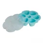 Recipient ermetic din silicon pentru mai multe portii Beaba Blue