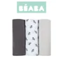 Набор муслиновых пеленок Beaba Savana Grey 70x70 см, 3 шт. foto