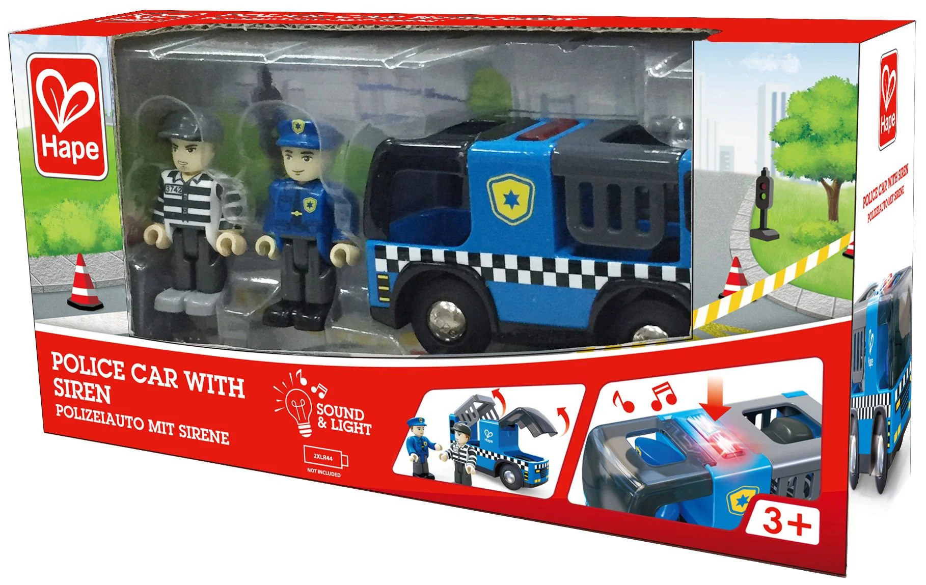 image for Jucarie din lemn Hape Masina de politie foto