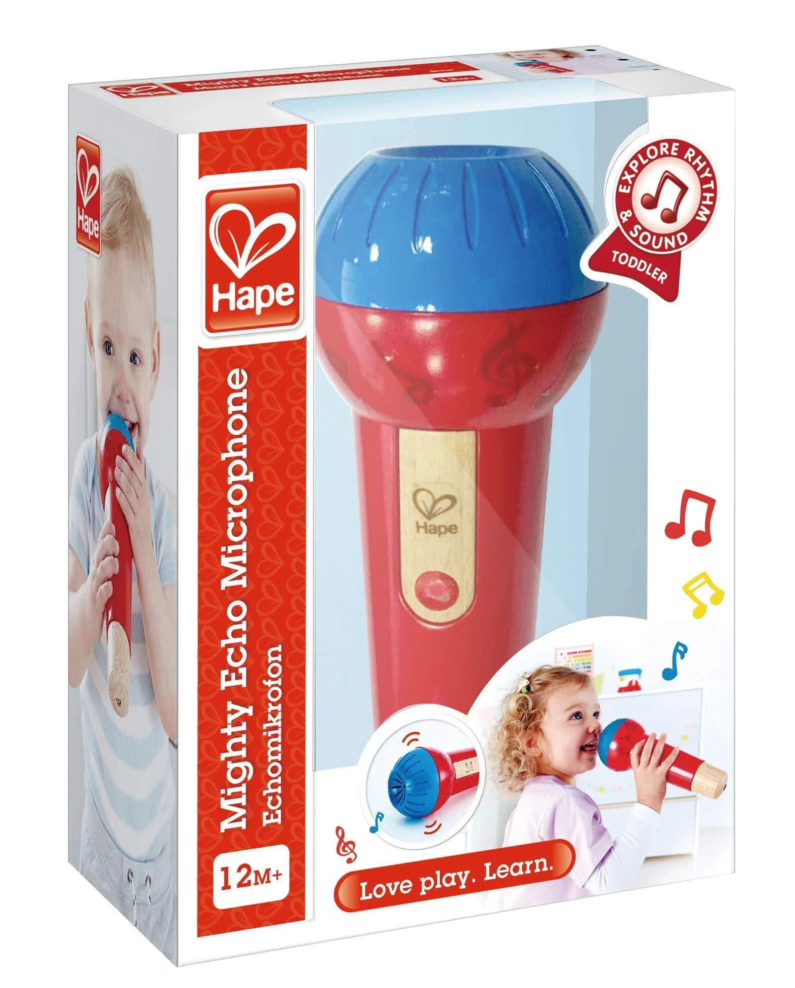 Jucarie din lemn Microfon Hape Mighty Echo foto