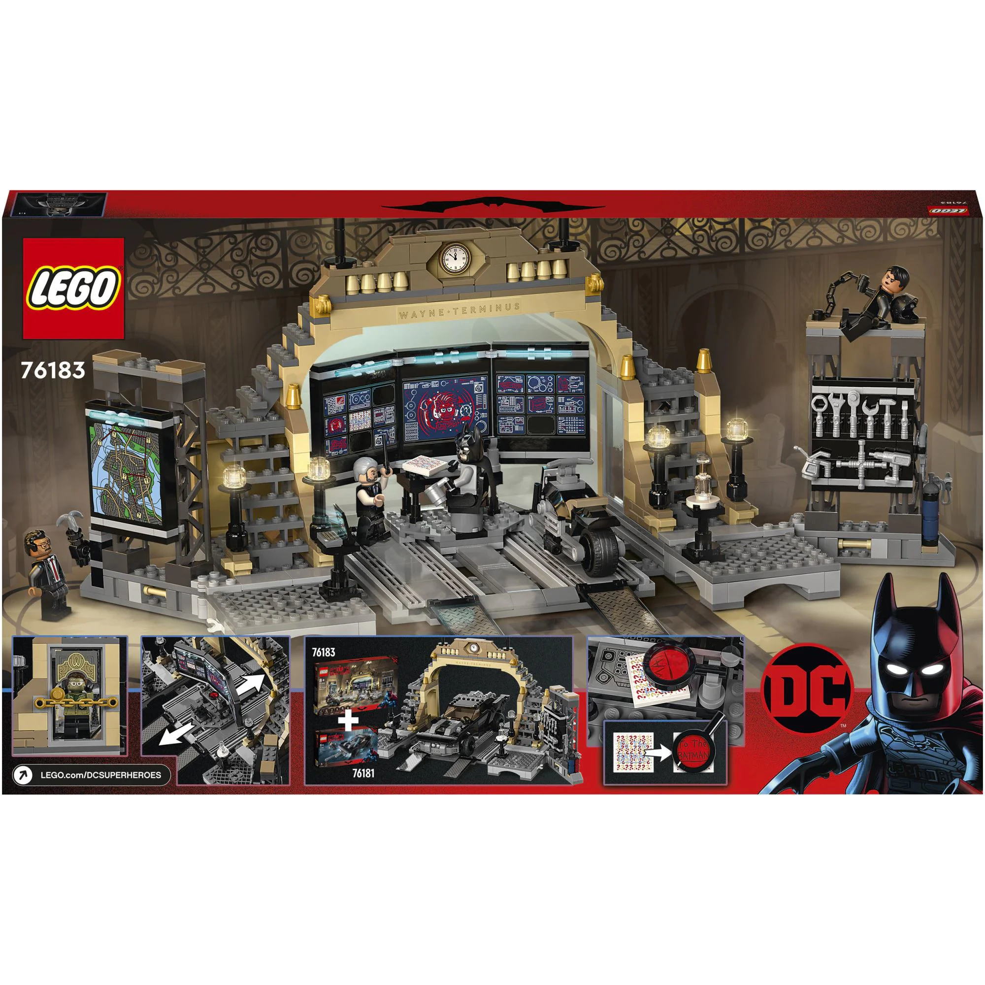 LEGO Batman Batcave The Riddler Face Off foto