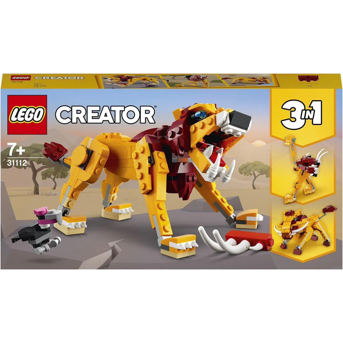 LEGO Creator 3 in 1 Wild Lion foto