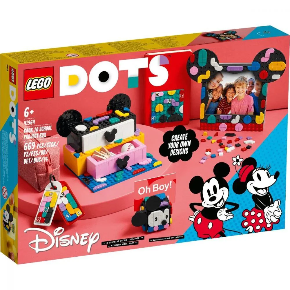 image for LEGO Dots Mickey & Minnie Mouse Back-to-School foto