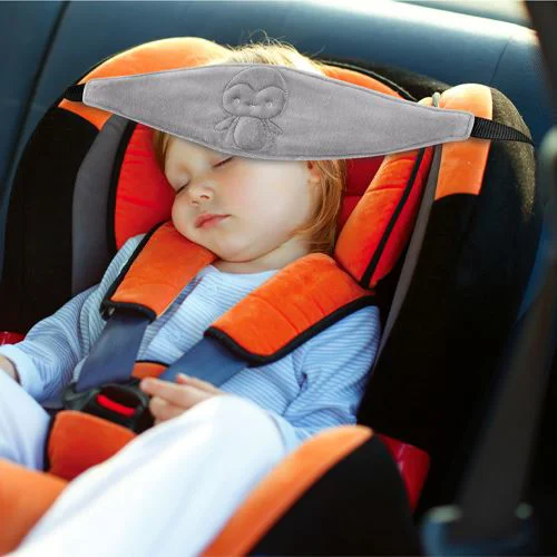 Опора для поддержки головы в автокресле BabyJem Grey
